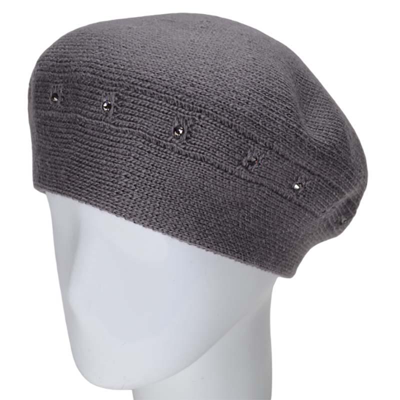 Берет женский Lirus Лорен двойной полушерстяной Дымчатый (119039)