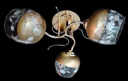 Люстра потолочная Sirius Ю 9534/3 на 3 плафона