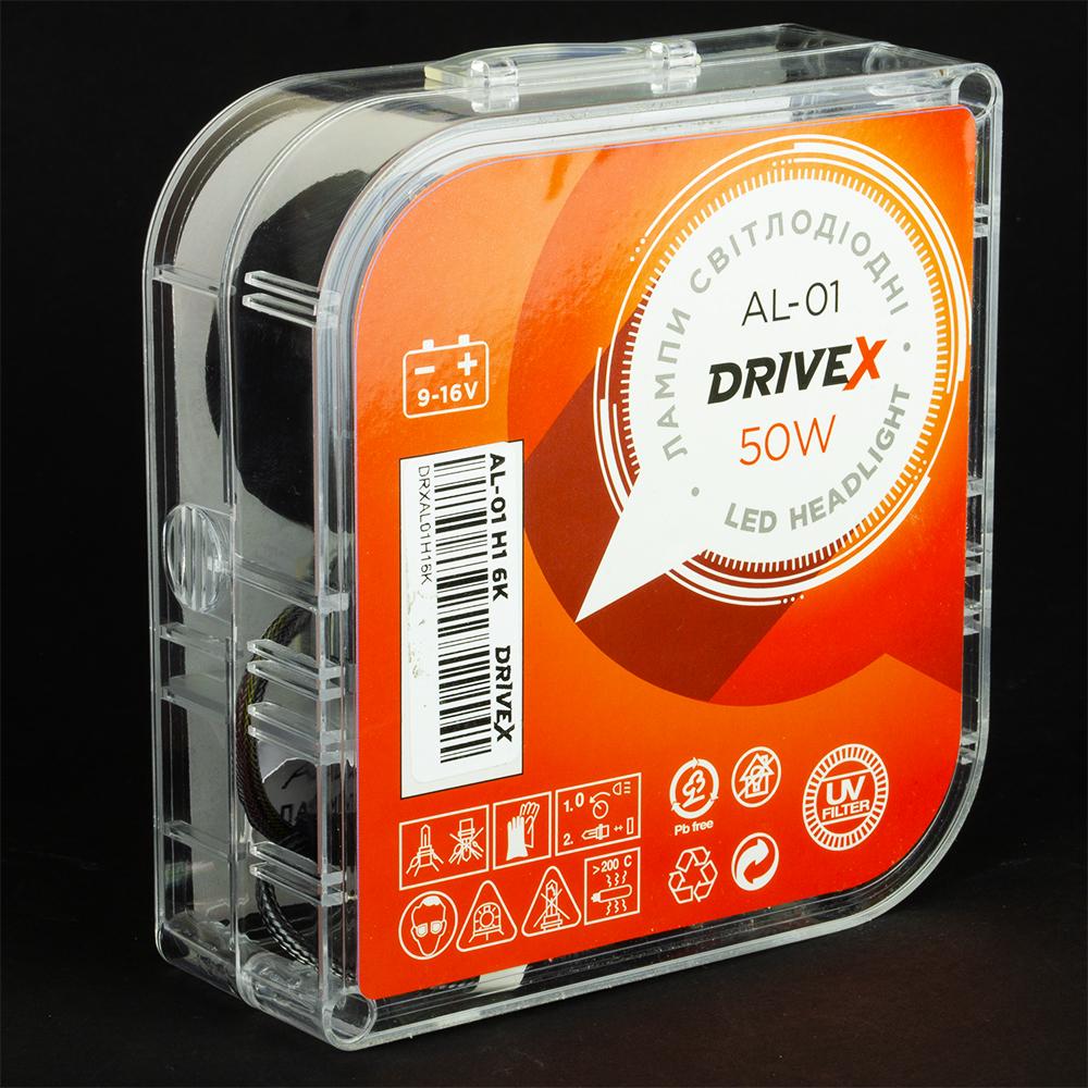 Лампи LED автомобільні DriveX AL-01 HB3/9005 5000K LED 50W CAN 12 В 2 шт. (DR-00000998) - фото 2