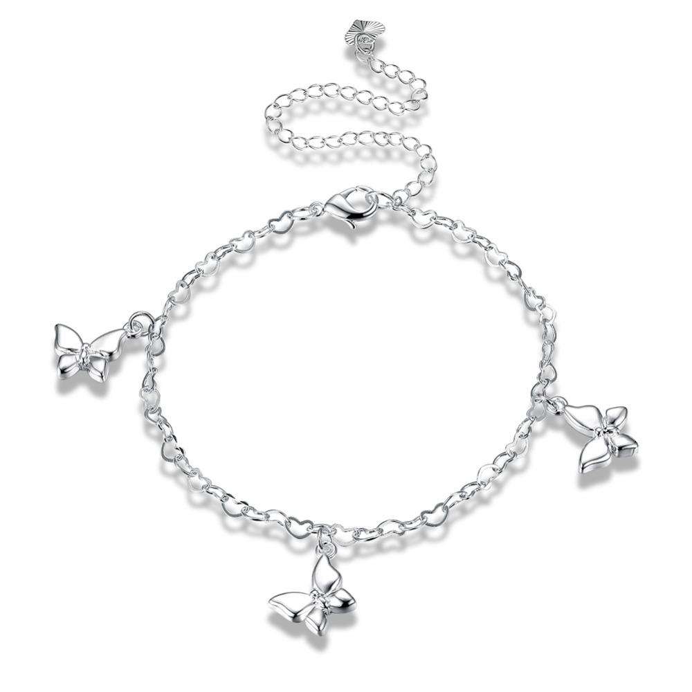 Браслет женский Бабочка на ногу и на руку 30 см (BA-202) Браслет женский Бабочка на ногу и на руку 30 см (BA-202)