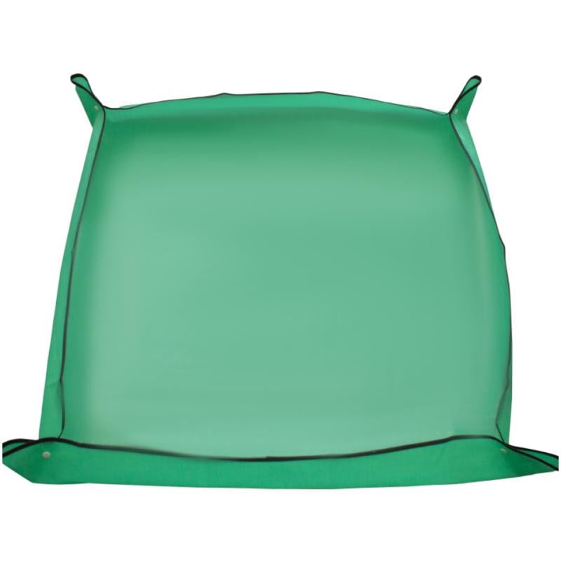 Килимок для пересадки рослин водонепроникний двосторонній з бортиками 50х50 см (29539)