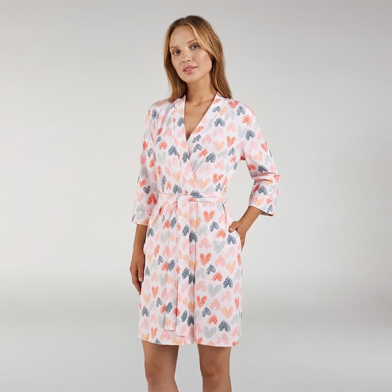 Халат домашний женский Ellen S Розовый (LGK 200/00/04)
