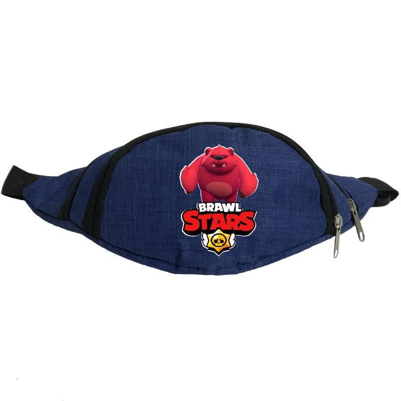 Поясная сумка-бананка Cappuchino toys Бравл Старс Медведь BS-Bear Синий (1454091324)