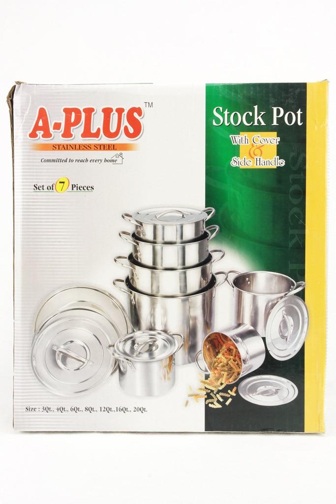 Набір каструль A-Plus 0749 7 шт. (DR001156) - фото 3 Набір каструль A-Plus 0749 7 шт. (DR001156) - фото 3