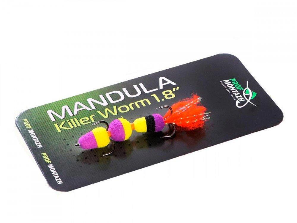 Мандула ПрофМонтаж Killer Worm 45 мм 911 - фото 1 Мандула ПрофМонтаж Killer Worm 45 мм 911 - фото 1