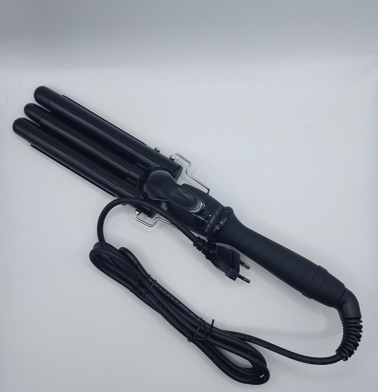 Плойка тристулка ДенІС professional титано-турмаліноваl d 19 мм (2106892599)