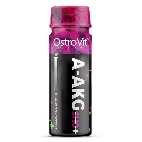 Амінокислота OstroVit A-AKG Shot 80 мл Малина-цитрус (3841V7177)