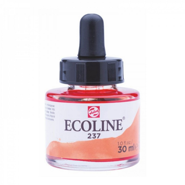 Краска акварельная жидкый Rosa Ecoline 30 мл 3 шт. 237 Оранжевый темный (8712079407018 11252371)