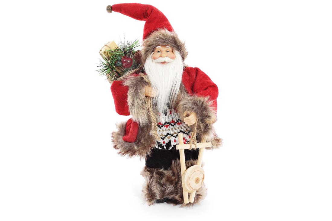 Фігурка новорічна BonaDi Санта м'яка (825-102)