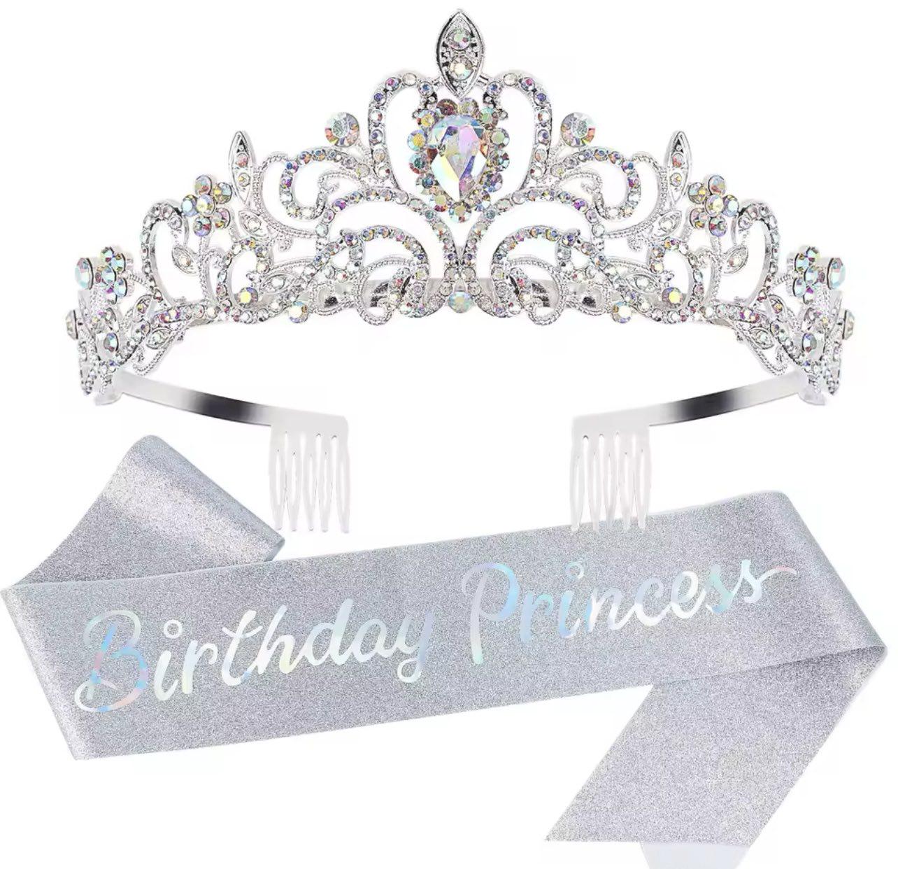 Набор украшений Birthday Printses Корона/лента на день рождения (29015351)
