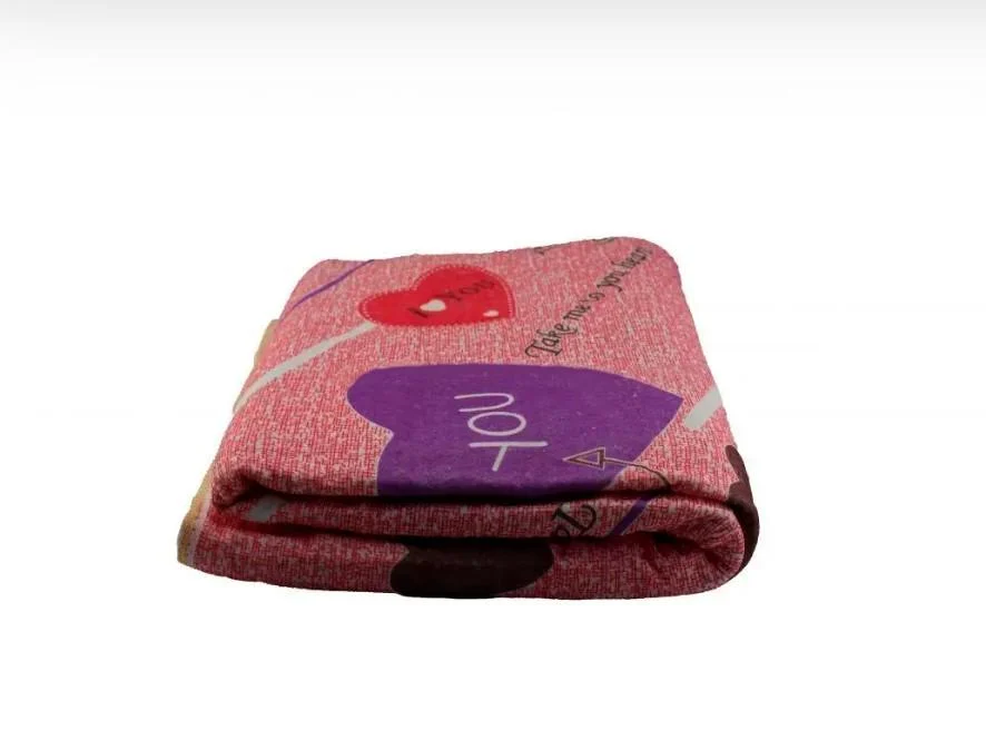 Электропростынь Electric Blanket 7418 150х120 см Розовая