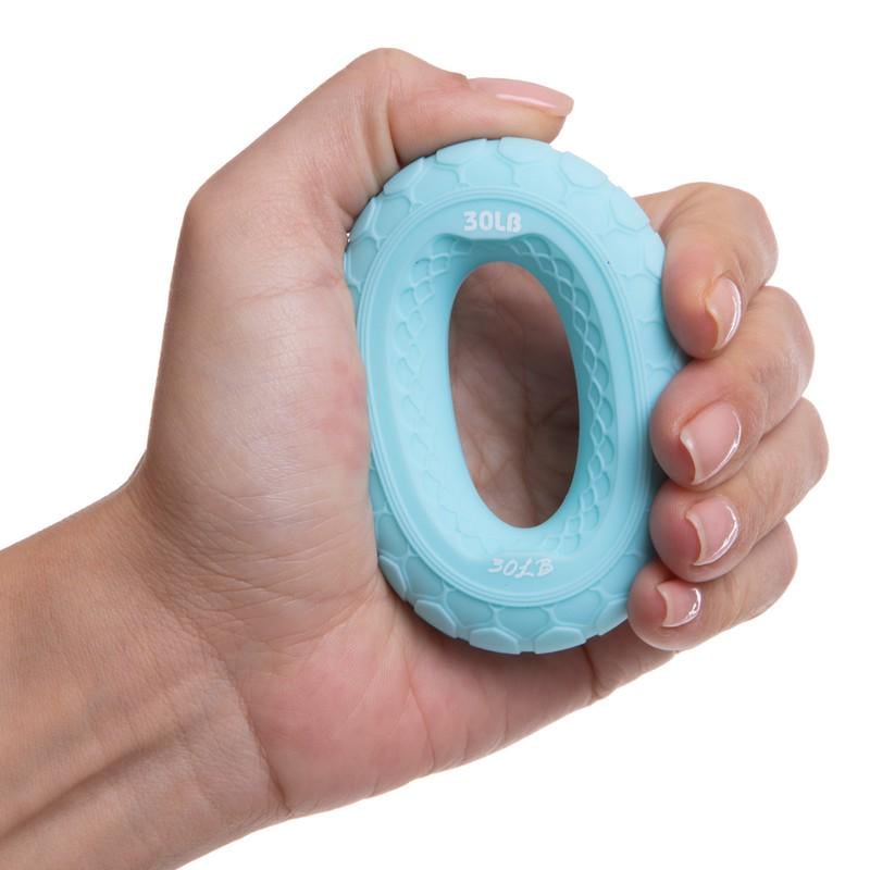 Эспандер кистевой Jello Кольцо нагрузка 9-23 кг Голубой (FI-3813) - фото 2 Эспандер кистевой Jello Кольцо нагрузка 9-23 кг Голубой (FI-3813) - фото 2