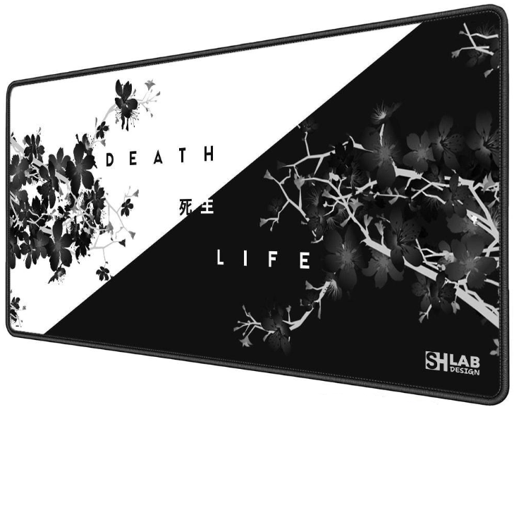 Коврик для мышки SHLab Сакура SHM-849 60х30 см Black/White (37393)