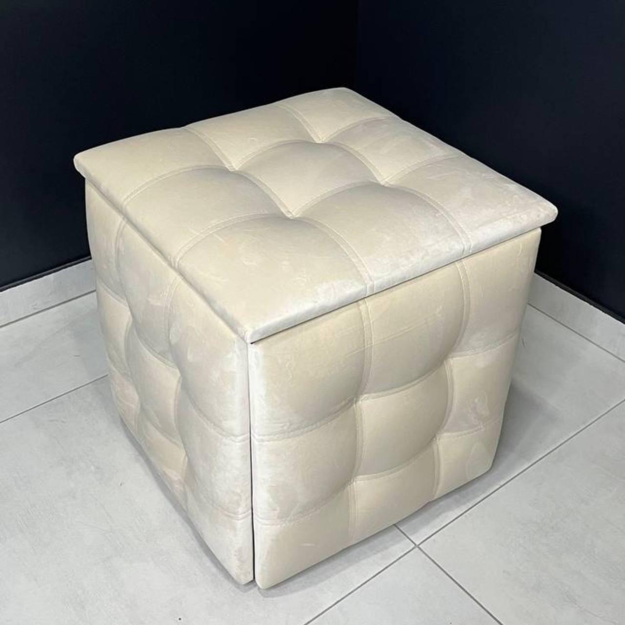 Пуф-трансформер велюровый 5в1 мягкий Бежевый (000088975)