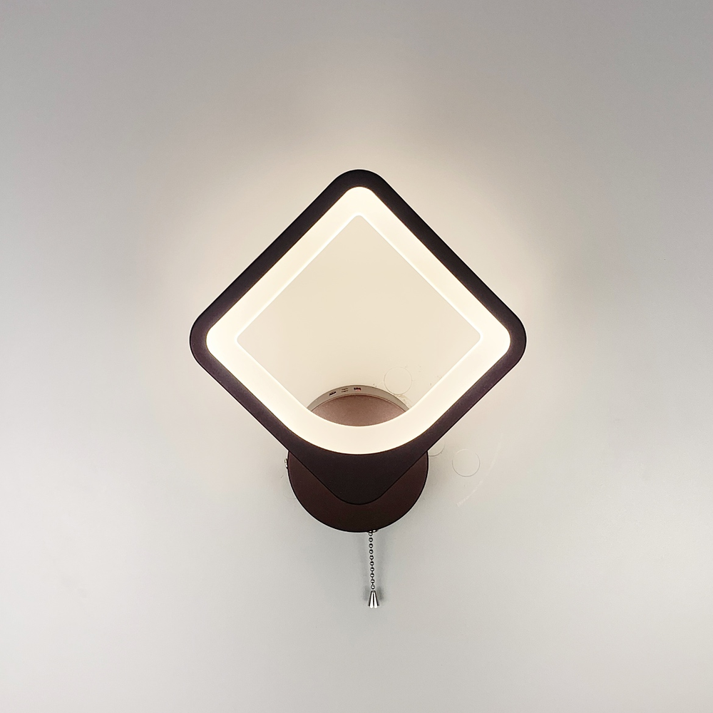 Бра мінімалістичнe LED у корпусі Coffee (2281/1S CF) - фото 3