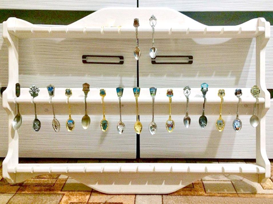 Полка для коллекции ложек Адисон Зефир (ПКЛ-001520)