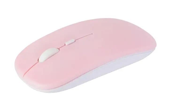 Мышь компьютерная беспроводная Bluetooth/USB Розовый