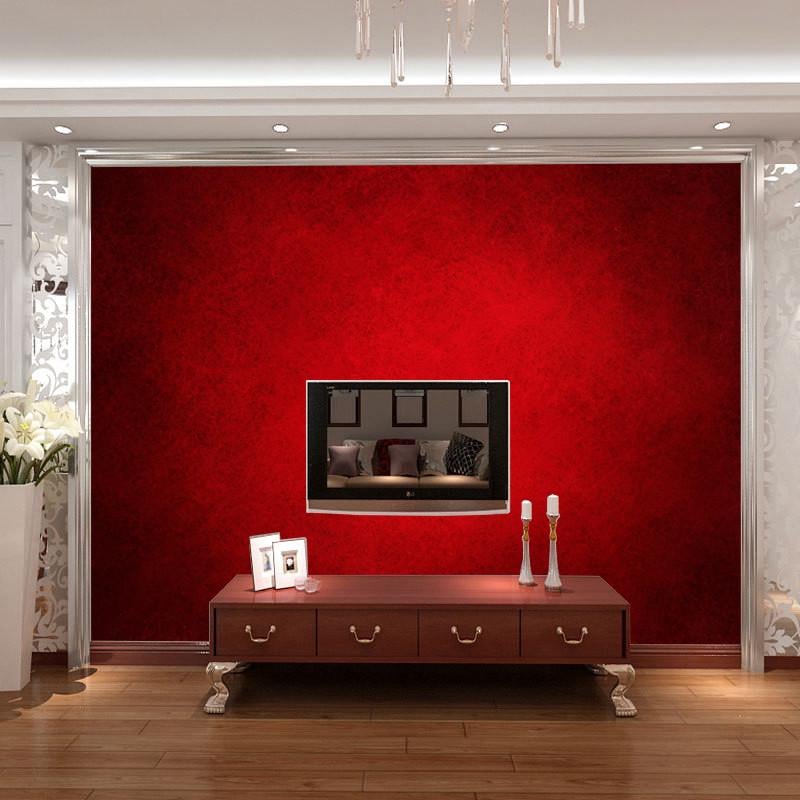Фотообои флизелиновые 3D для спальни/зала/кухни моющиеся Красное полотно
