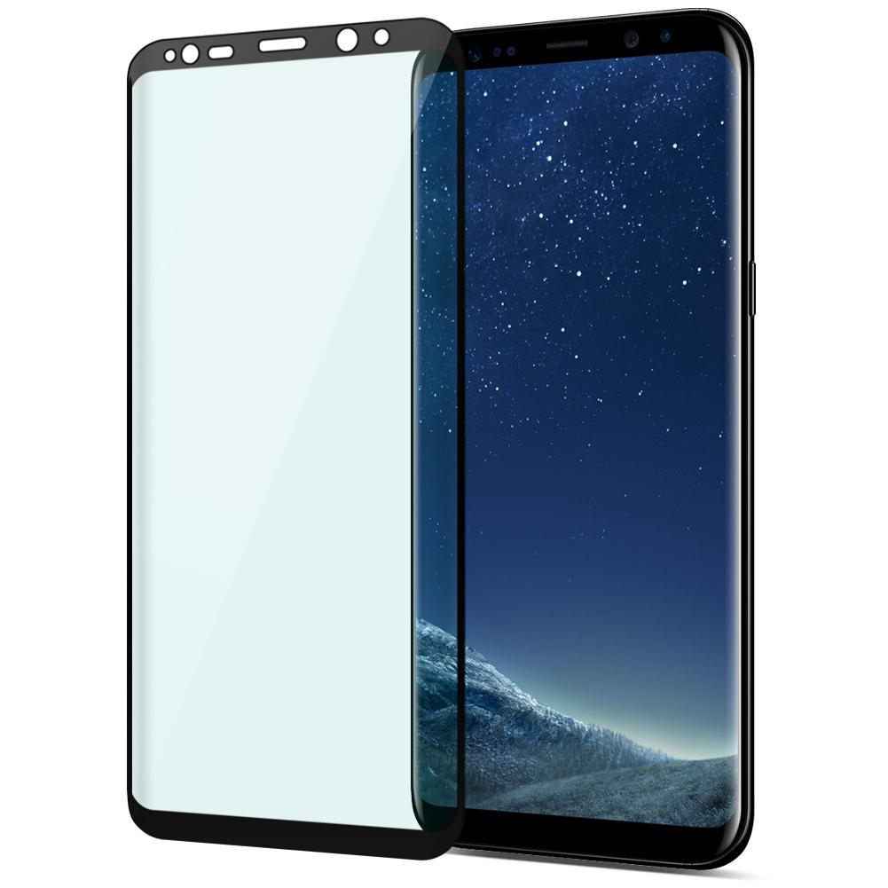 Захисне скло Mocolo 3D Full Glue для Samsung Galaxy S8 Plus G955 0,33 мм Black