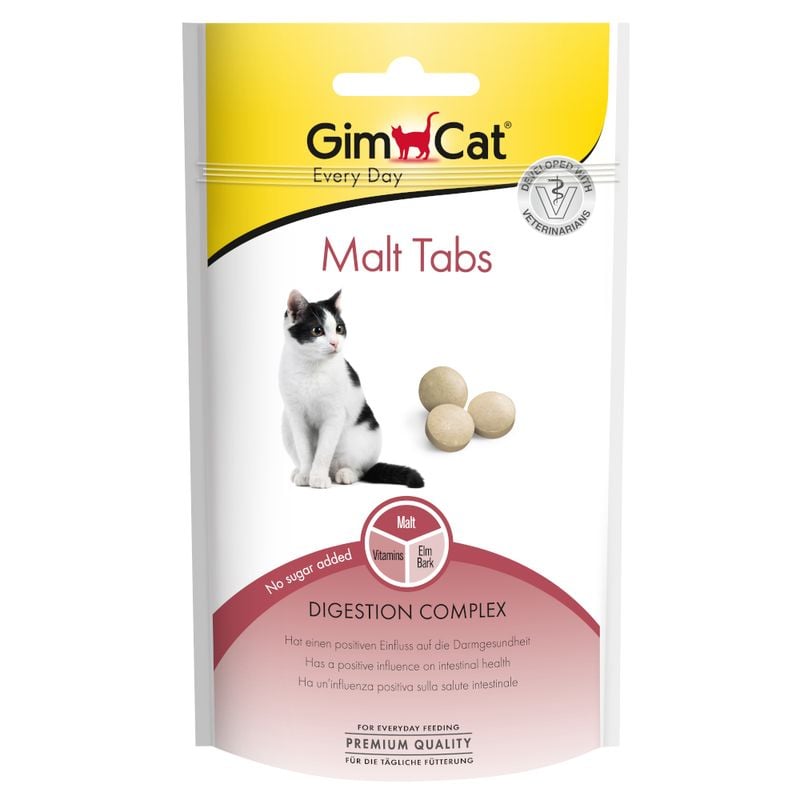 Ласощі для котів GimCat Malt Tabs 40 г (27733003)