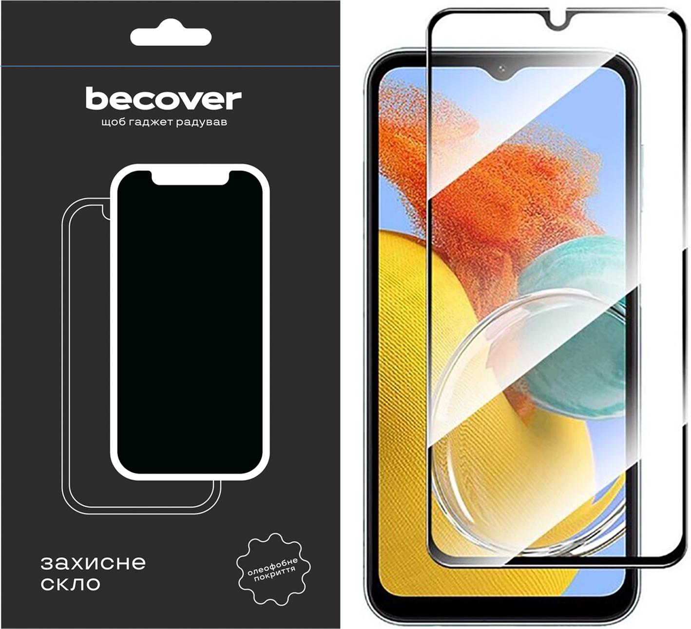 Захисне скло BeCover для Samsung Galaxy M14 5G SM-M146 Black (709258)