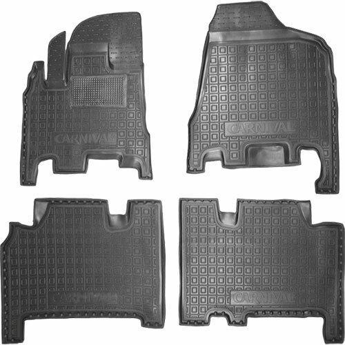 Коврики автомобильные AVTO-Gumm Kia Carnival II 06-14 АКП Черный (11580)