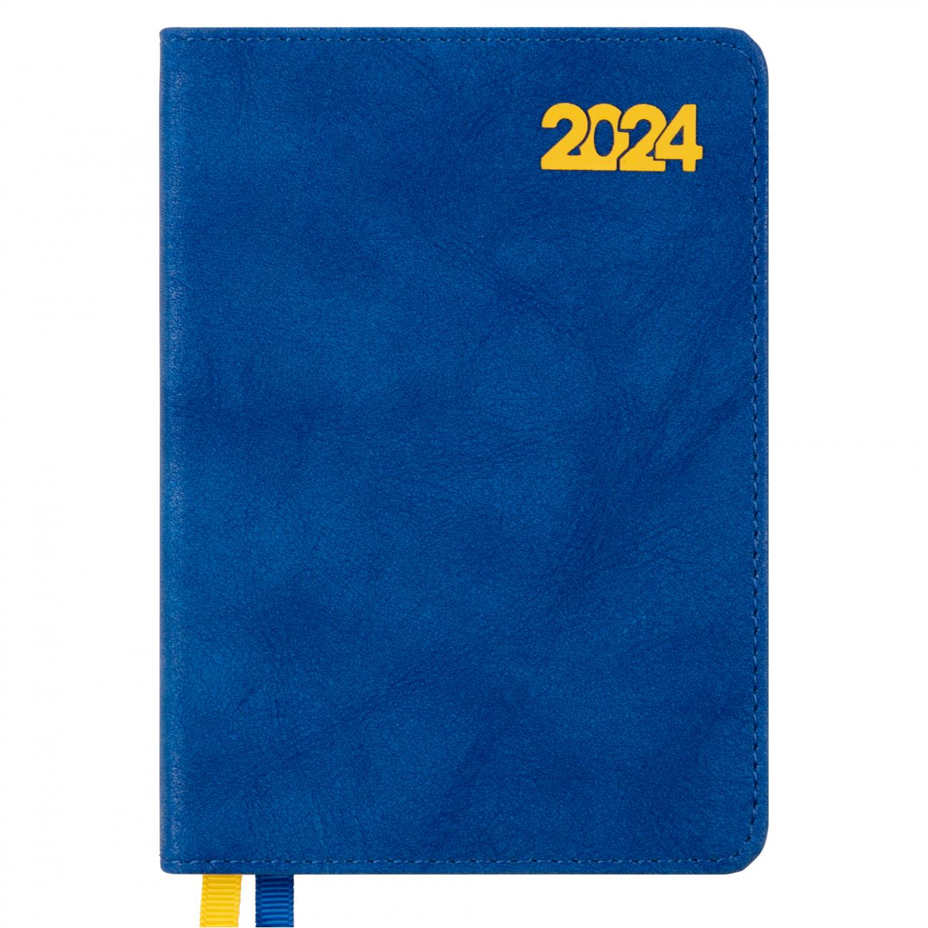 Щоденник датований Leo Planner Case 2024 А6 352 стор. Синій (252456) - фото 1