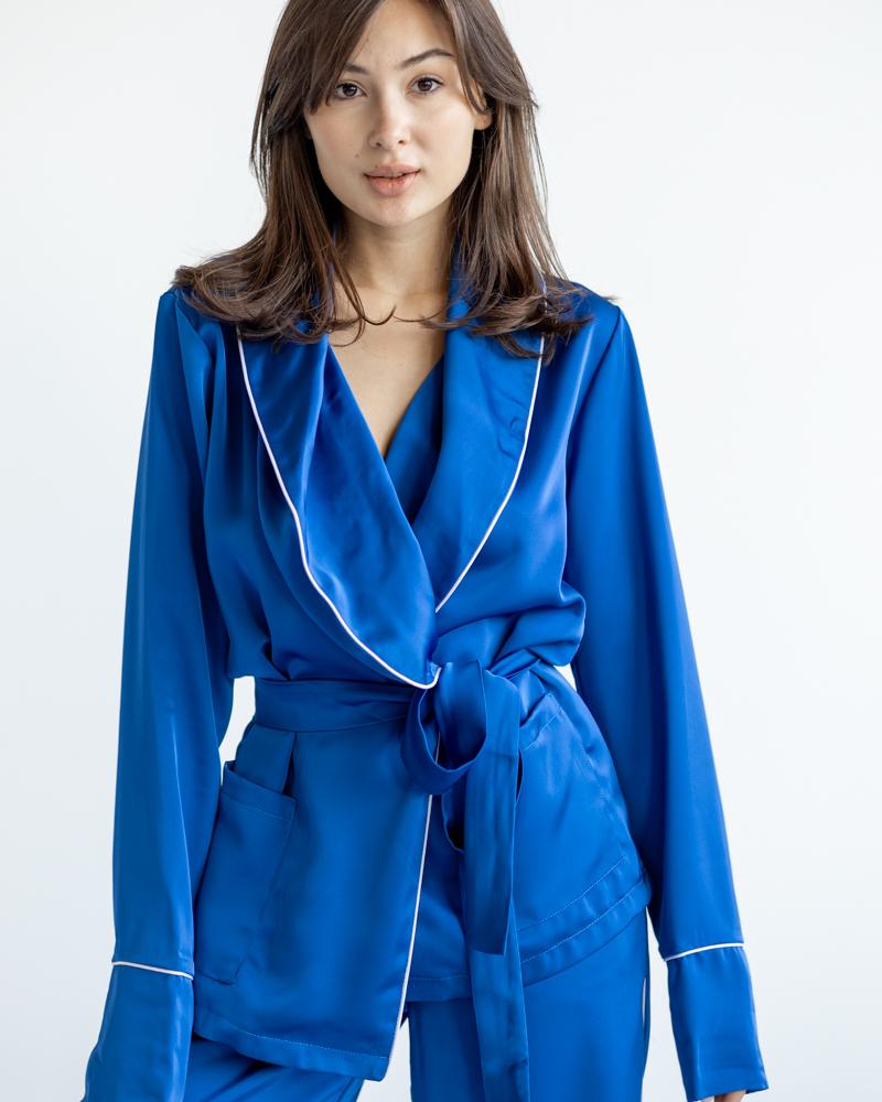 Домашній костюм жіночий QC Estelle M Електрик (30040M)