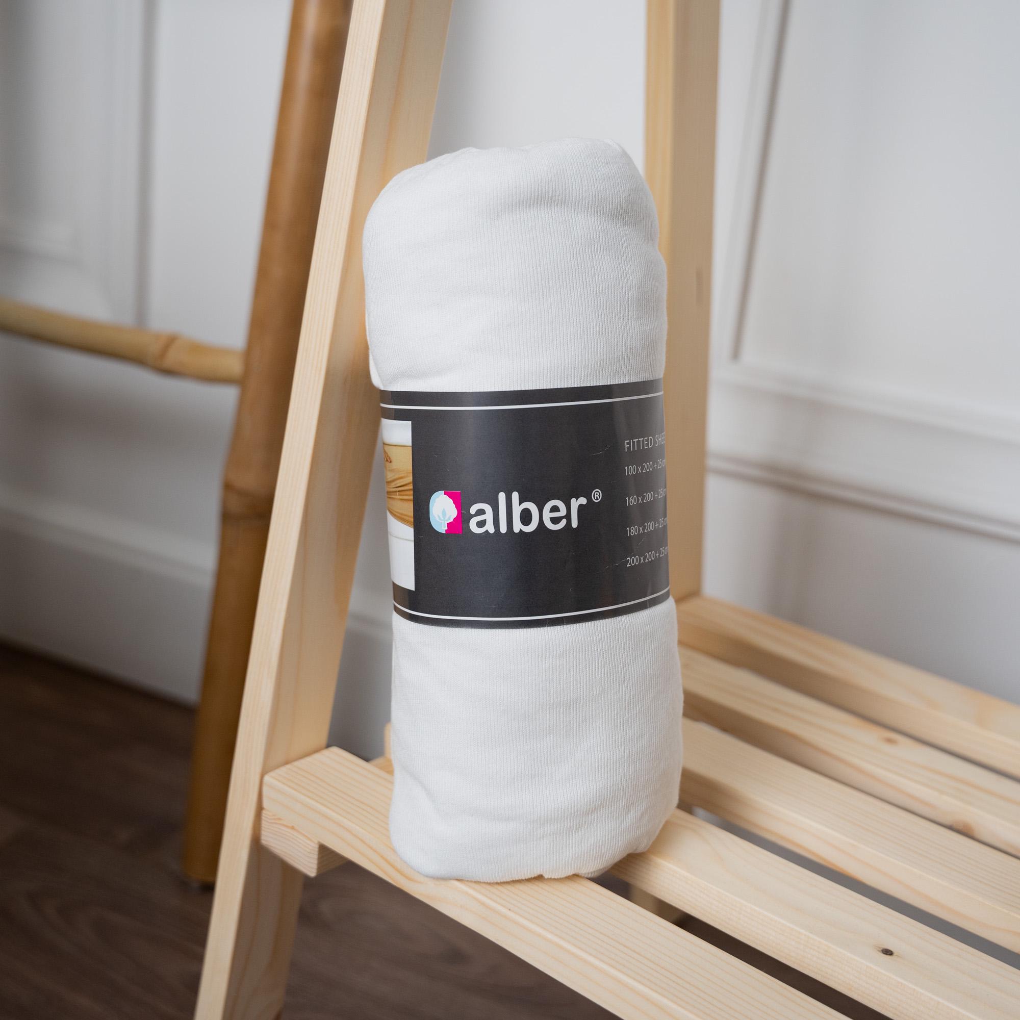 Простирадло трикотажне 160х200см Білий 86541 - фото 1 Простирадло трикотажне 160х200см Білий 86541 - фото 1