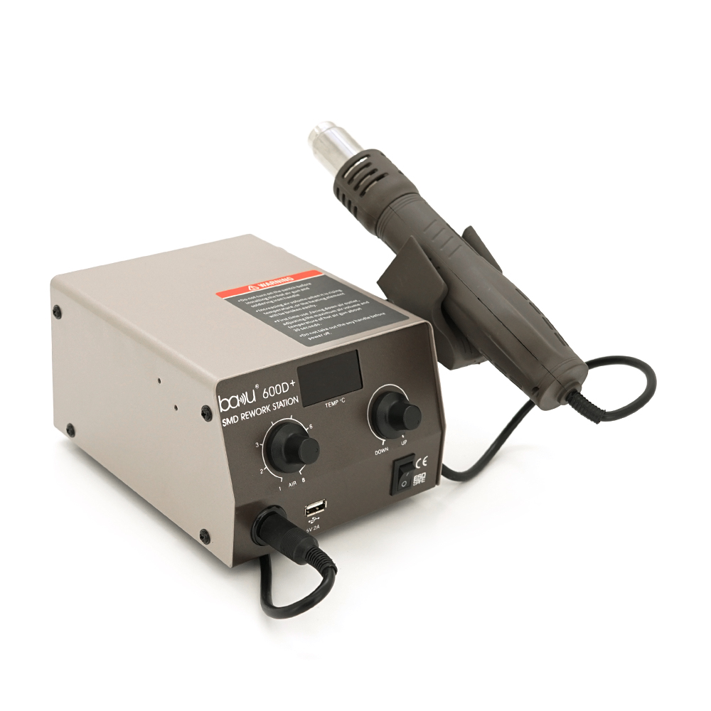 Паяльная станция BAKKU BK-600D+ цифровая индикация/фен/паяльник (YUT_V8419) Паяльная станция BAKKU BK-600D+ цифровая индикация/фен/паяльник (YUT_V8419)