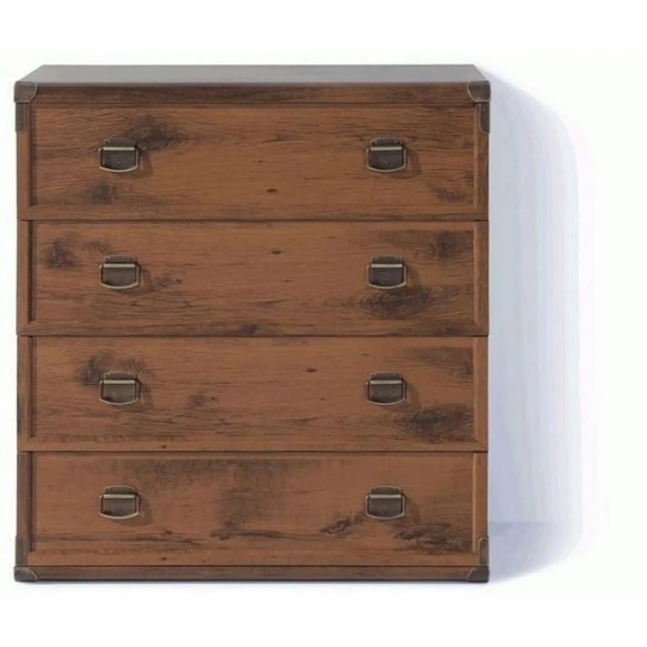 Комод в спальню ВМК Індіана JKOM4S/80 Дуб шутер (GRB-1577)