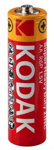 Батарейкa Kodak Extra Heavy Duty R6 AA солевая 1,5 В (12012)