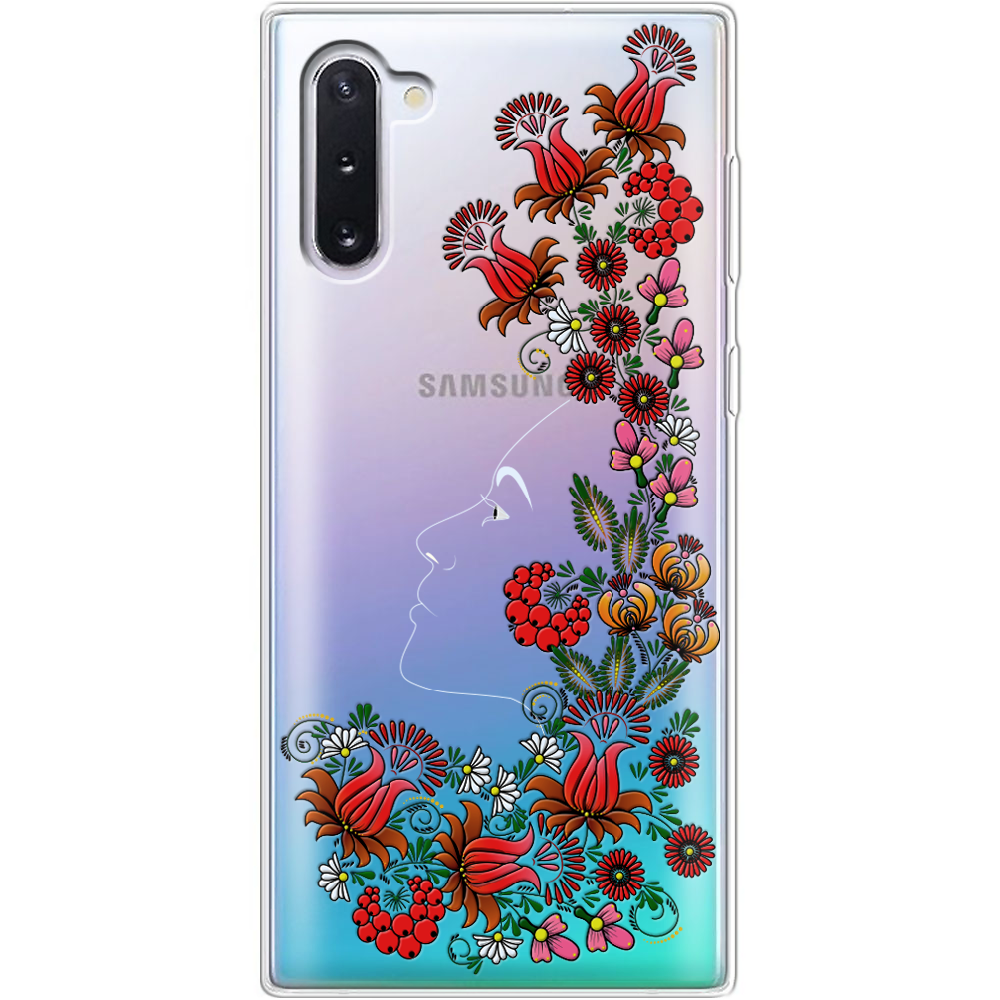 Чехол Boxface Samsung N970 Galaxy Note 10 3D Ukrainian Muse Прозрачный силикон (37407-bk64-37407)