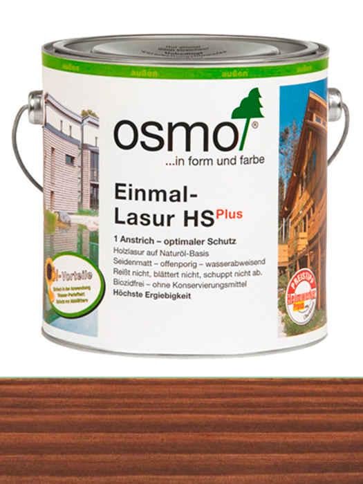 Лазурь Einmal-Lasur Hs Osmo однослойная для всех видов деревянных поверхностей 2,5 л 9264 Палисандр