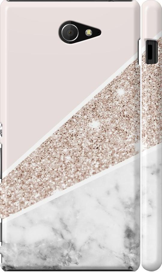 Чехол на Sony Xperia M2 dual D2302 Пастельный мрамор (4342m-61-42517) Чехол на Sony Xperia M2 dual D2302 Пастельный мрамор (4342m-61-42517)