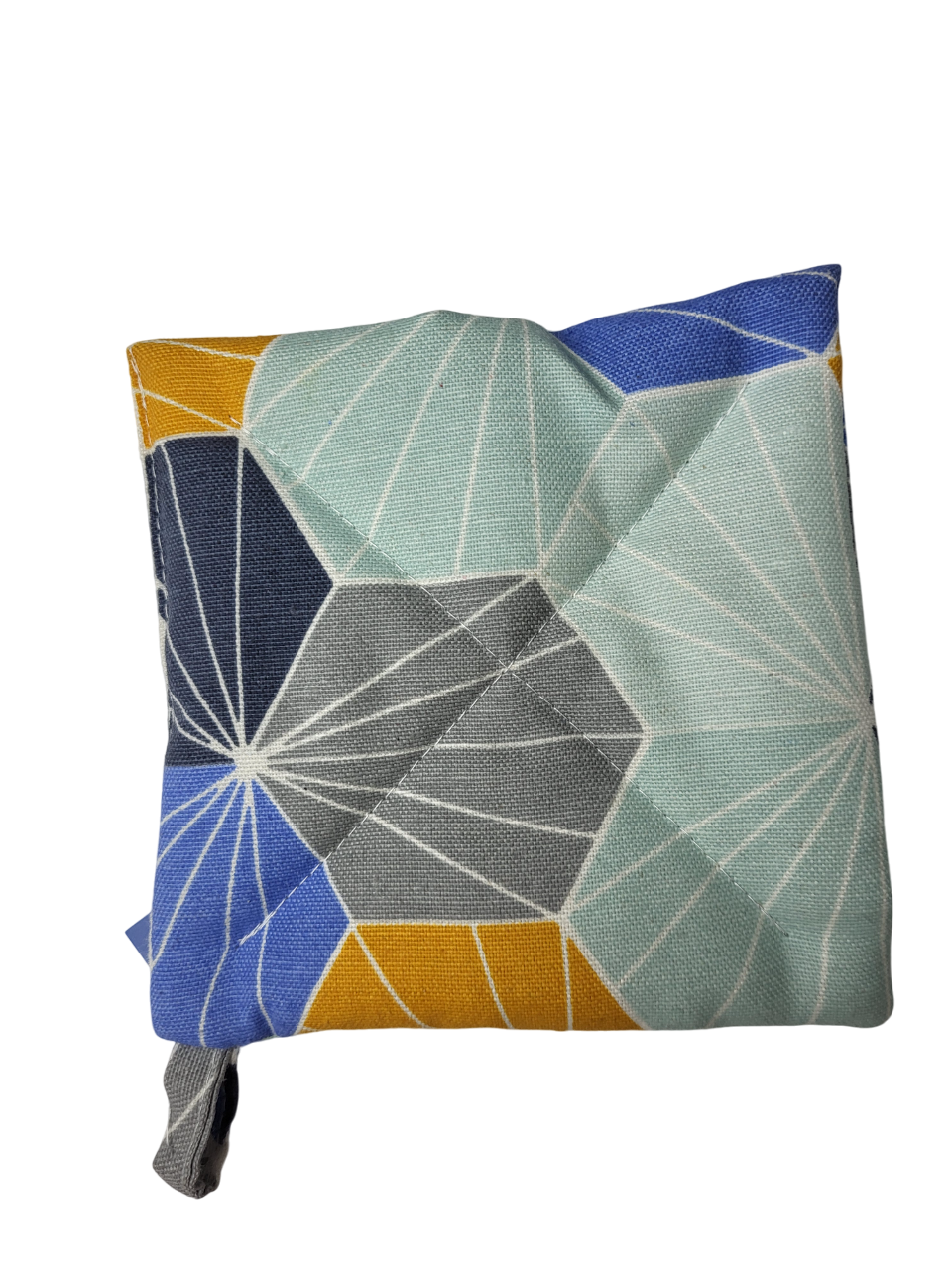 Прихватка с принтом соты 15x15 см (1630) - фото 3