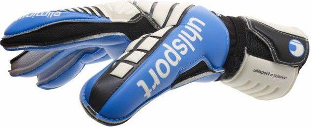 Рукавиці воротарські Uhlsport Eliminator Supersoft 1000168 01 р. 9 Біло-чорно-блакитний - фото 3