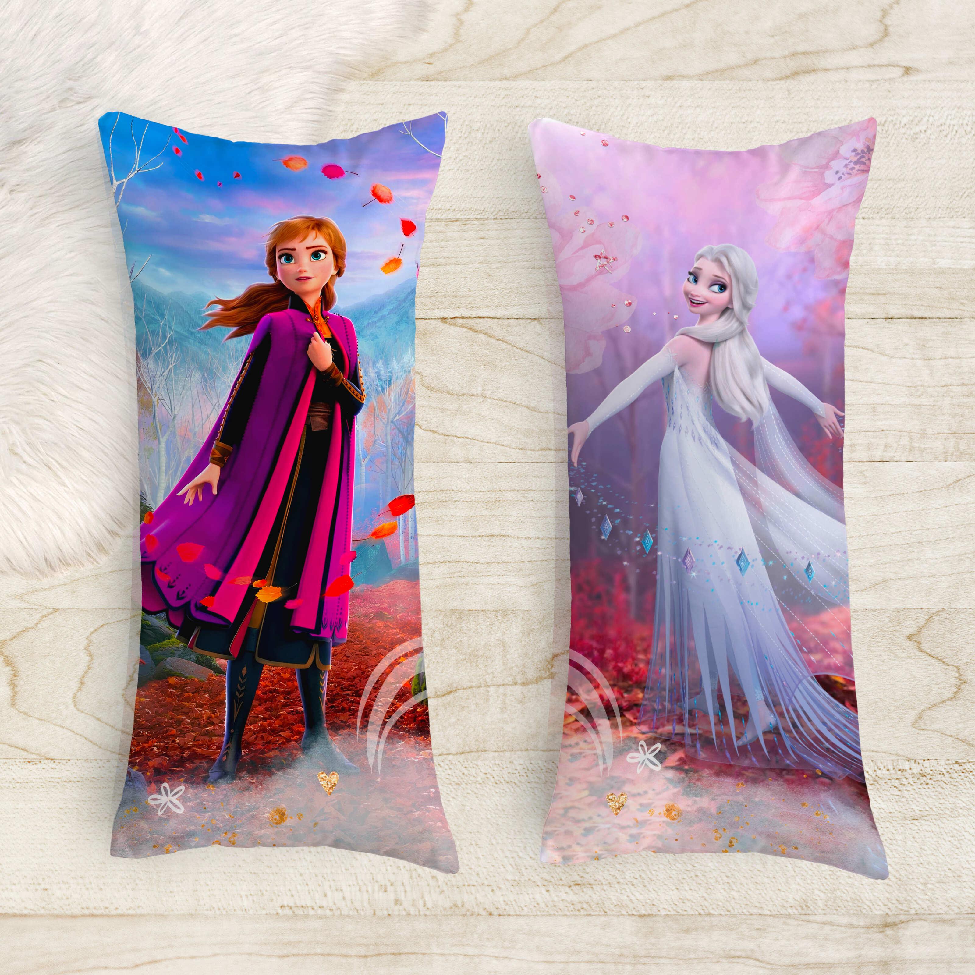 Подушка-обіймашка дакімакура дитяча Анна та Ельза 40х100 см