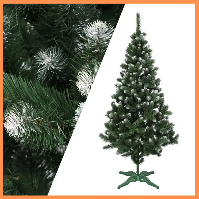 Ялина штучна Біла королева з засніженими кінчиками ПВХ 2 м Зелений (PR1197) - фото 3