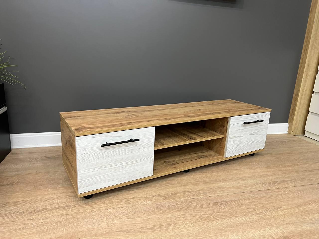 Тумба под телевизор Smart 1390х400х380 мм Дуб Аппалачи/Аляска - фото 4 Тумба под телевизор Smart 1390х400х380 мм Дуб Аппалачи/Аляска - фото 4