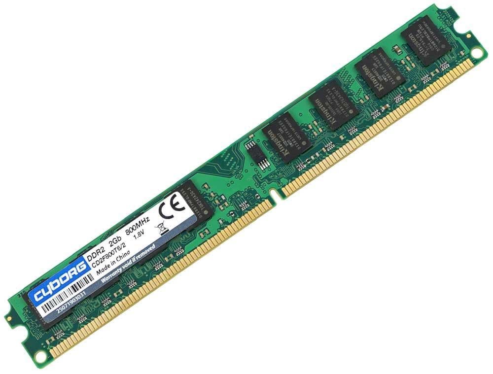 Оперативная память CYBORG DDR2 2GB 800MHz PC2-6400 для ПК Intel и AMD (CD2F800T6/2) Оперативная память CYBORG DDR2 2GB 800MHz PC2-6400 для ПК Intel и AMD (CD2F800T6/2)