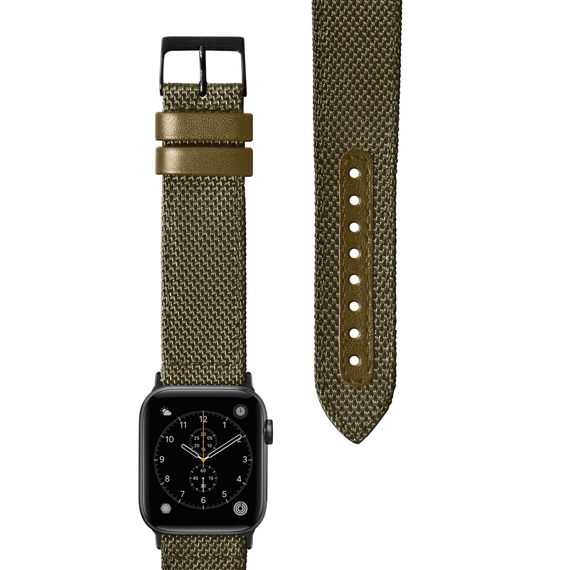 Ремешок LAUT для Apple Watch Series 1-7 & Se размер 42 мм/44 мм/45 мм Technical 20 Зеленый - фото 3 Ремешок LAUT для Apple Watch Series 1-7 & Se размер 42 мм/44 мм/45 мм Technical 20 Зеленый - фото 3