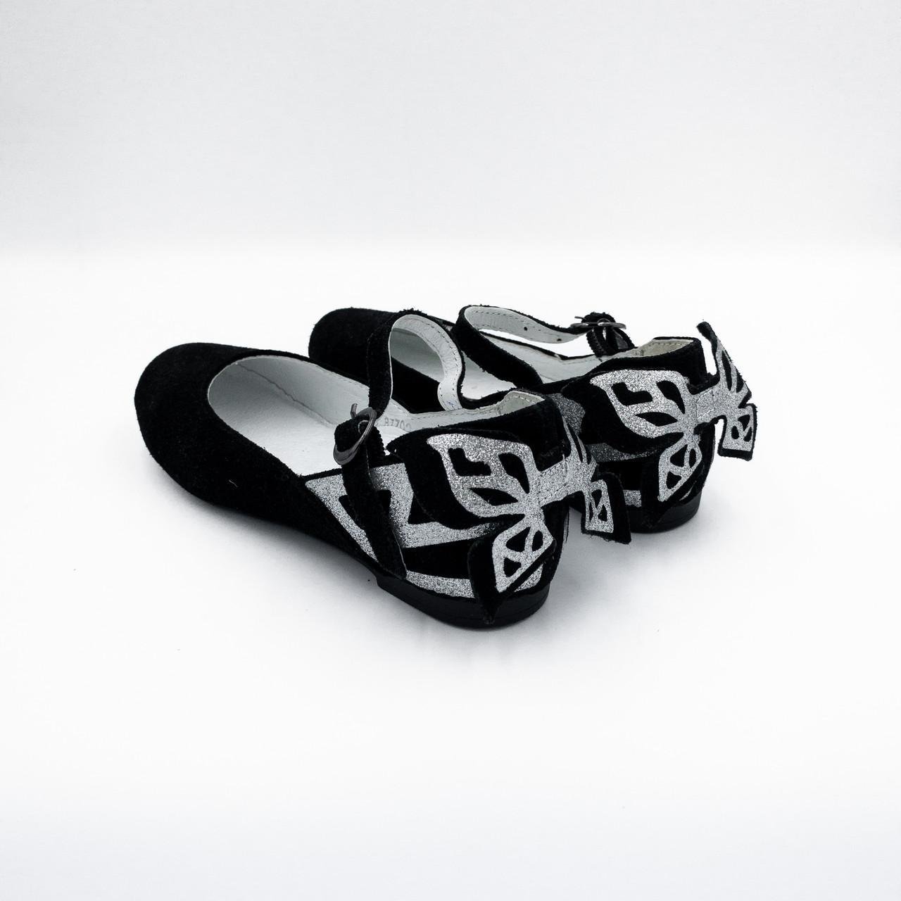 Туфлі для дівчинки Bistfor шкіра р. 33 Чорний (87702/46) - фото 3