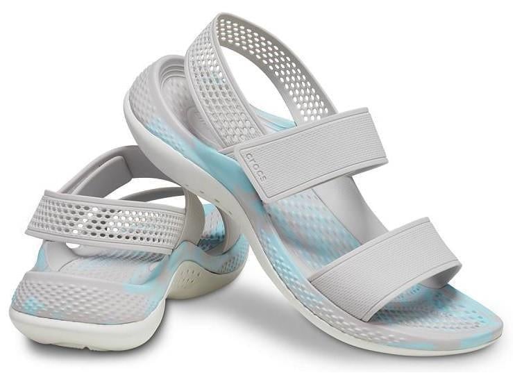 Сандали женские Сrocs Sandal Literide 360 г. 36/37 Pearl white/Multi (12924)