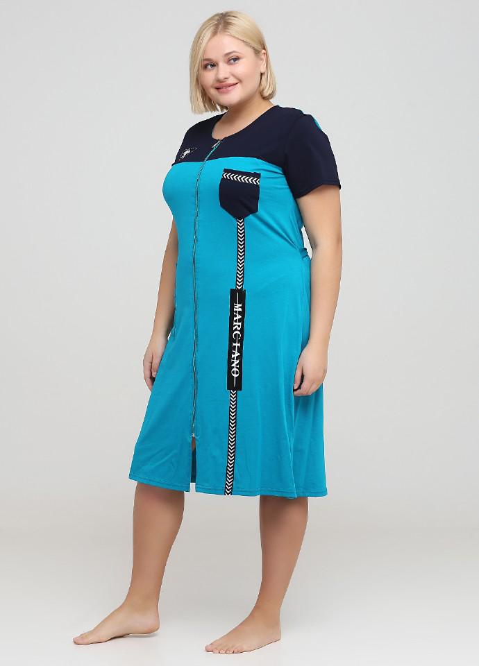 Халат Rukim 4XL Бирюзовый (8050-20)