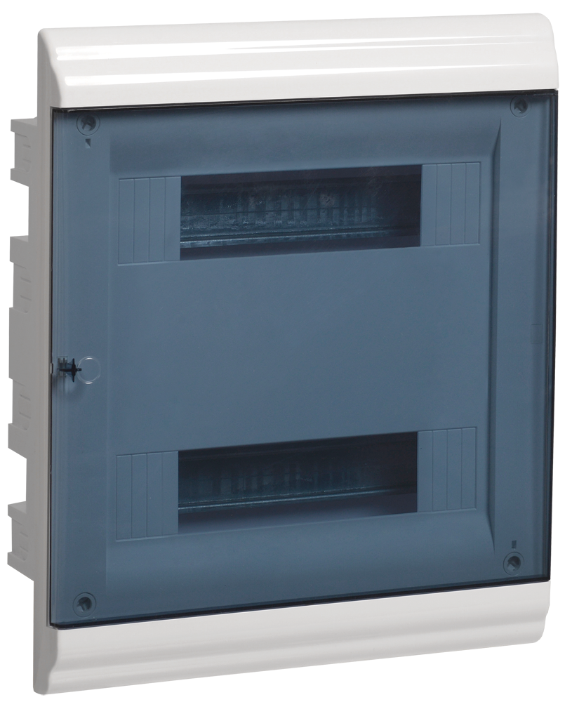 Щит розподільний УЕК Prime 24 модуля пластик 360х306х102 мм Прозорий (MKP82-V-24-41-10)