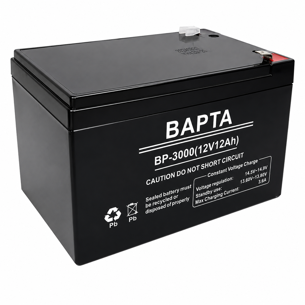 Аккумуляторная батарея BAPTA 12 В 12 А герметичная свинцово-кислотная 155х98х99 мм (er 7924)