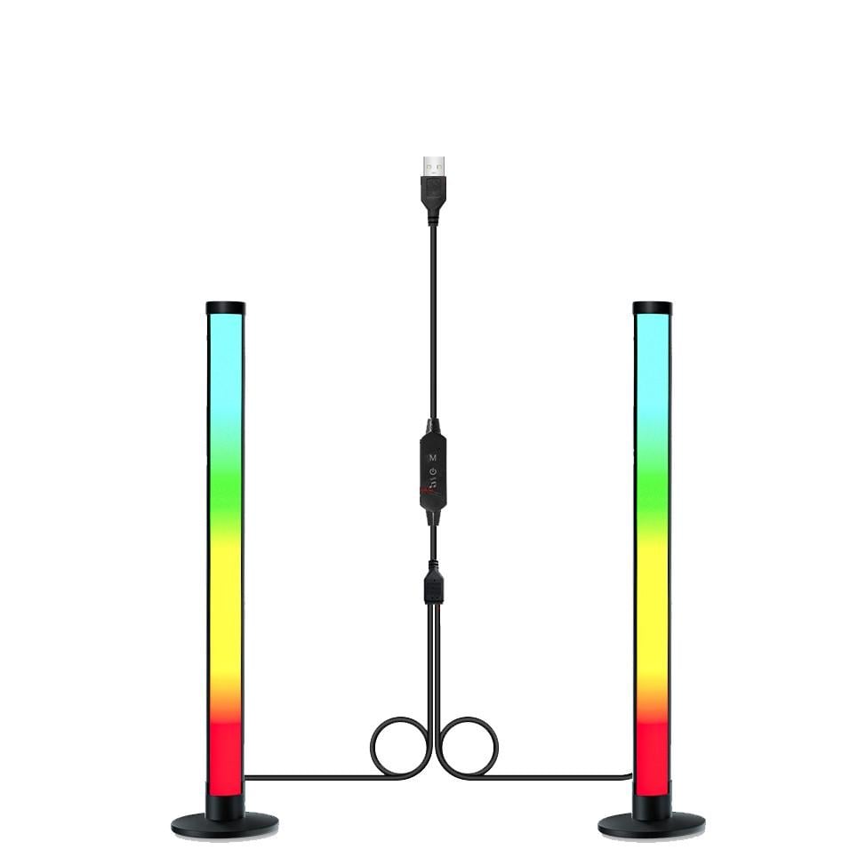 Фонове освітлення Puluz SKS-JZ-004 kr RGB подвійне 48 LED з пультом 42 см (2087120606) - фото 2 Фонове освітлення Puluz SKS-JZ-004 kr RGB подвійне 48 LED з пультом 42 см (2087120606) - фото 2