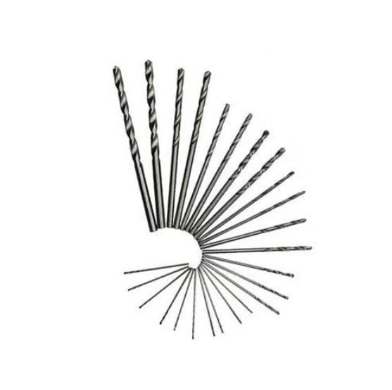 Сверла для ручной мини дрели 0,5-3 мм HSS-сталь 25 шт. (51494)