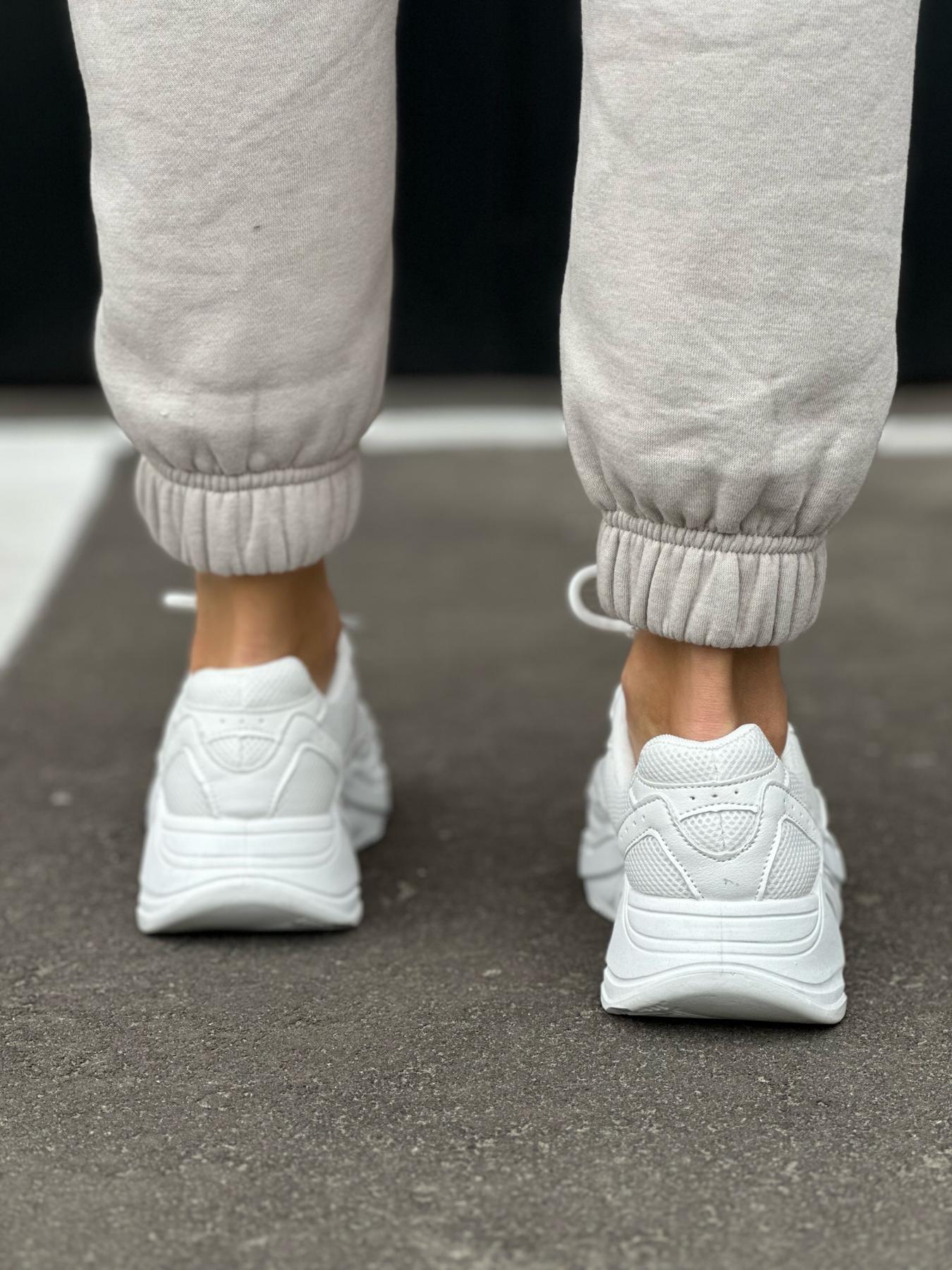 Кроссовки женские эко-кожа/текстиль р. 39 Белый (5698603) - фото 6 Кроссовки женские эко-кожа/текстиль р. 39 Белый (5698603) - фото 6